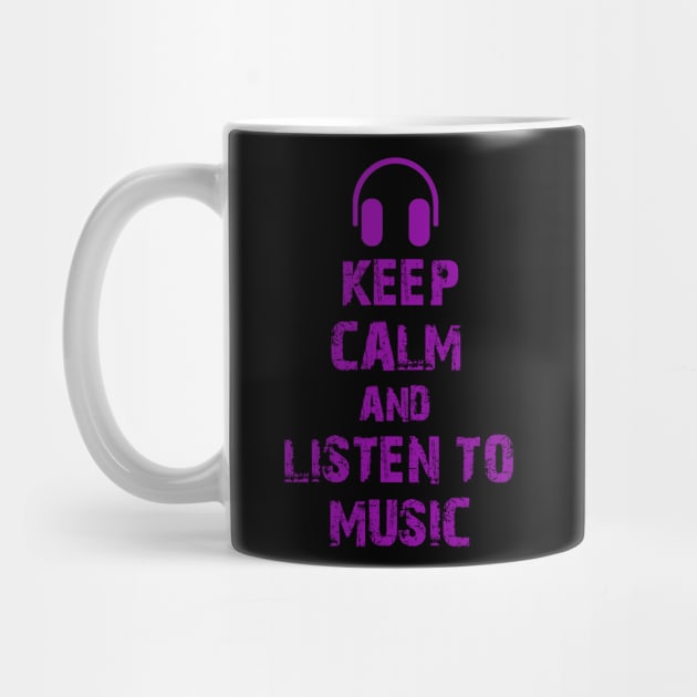 Keep calm and listen to music by cypryanus